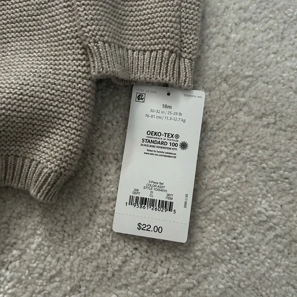 NEW Baby Knit Sweater, Pants Set - Picture 5 of 5